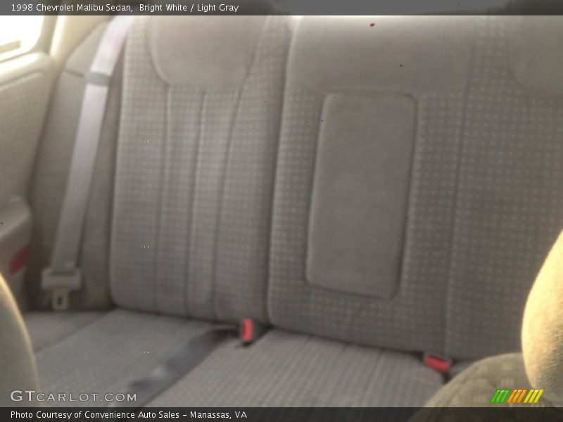Bright White / Light Gray 1998 Chevrolet Malibu Sedan