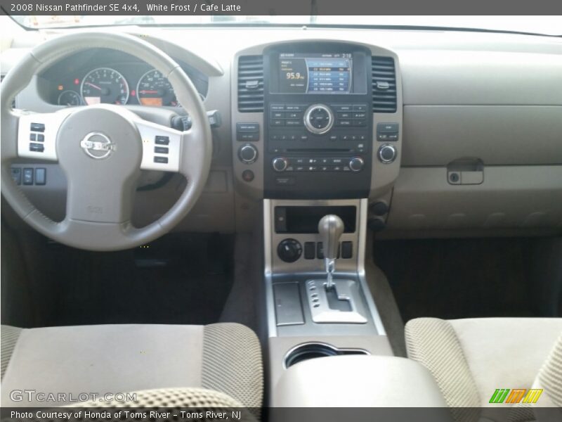 White Frost / Cafe Latte 2008 Nissan Pathfinder SE 4x4