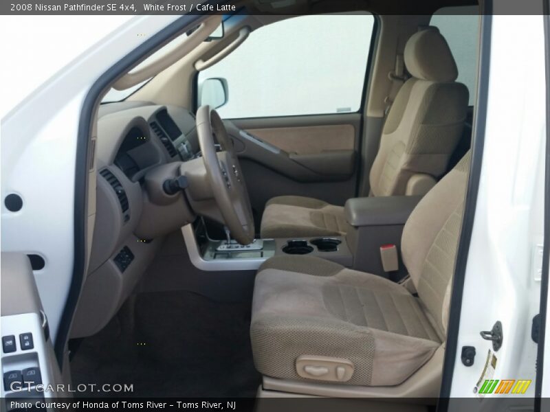 White Frost / Cafe Latte 2008 Nissan Pathfinder SE 4x4