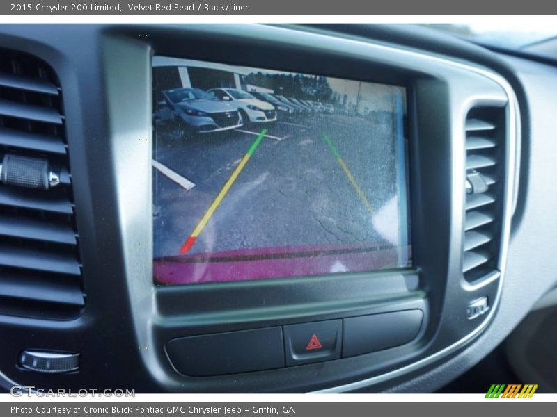 Velvet Red Pearl / Black/Linen 2015 Chrysler 200 Limited