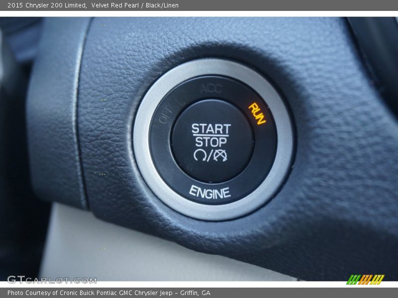 Velvet Red Pearl / Black/Linen 2015 Chrysler 200 Limited