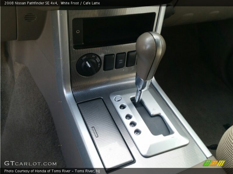 White Frost / Cafe Latte 2008 Nissan Pathfinder SE 4x4