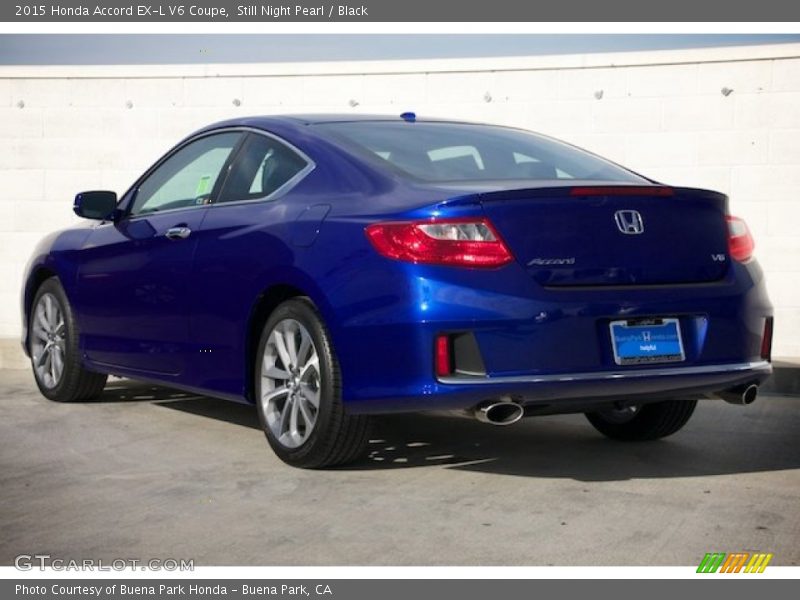 Still Night Pearl / Black 2015 Honda Accord EX-L V6 Coupe
