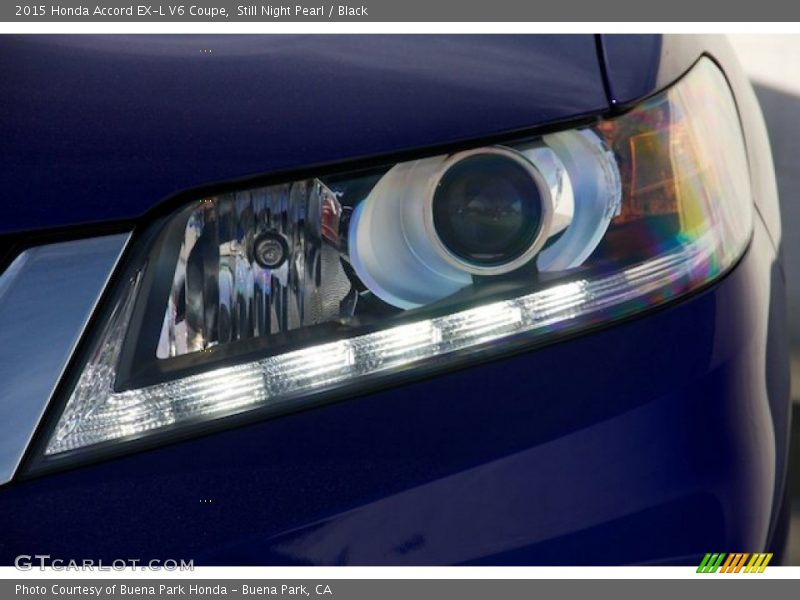 Still Night Pearl / Black 2015 Honda Accord EX-L V6 Coupe