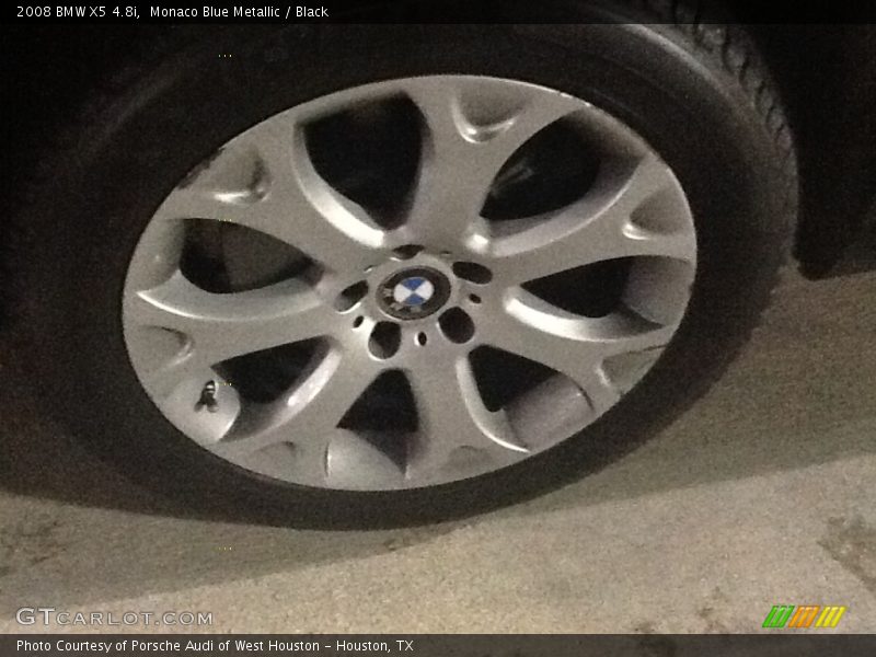 Monaco Blue Metallic / Black 2008 BMW X5 4.8i