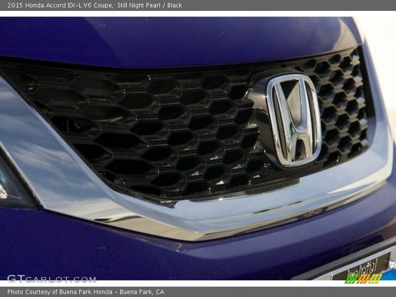 Still Night Pearl / Black 2015 Honda Accord EX-L V6 Coupe