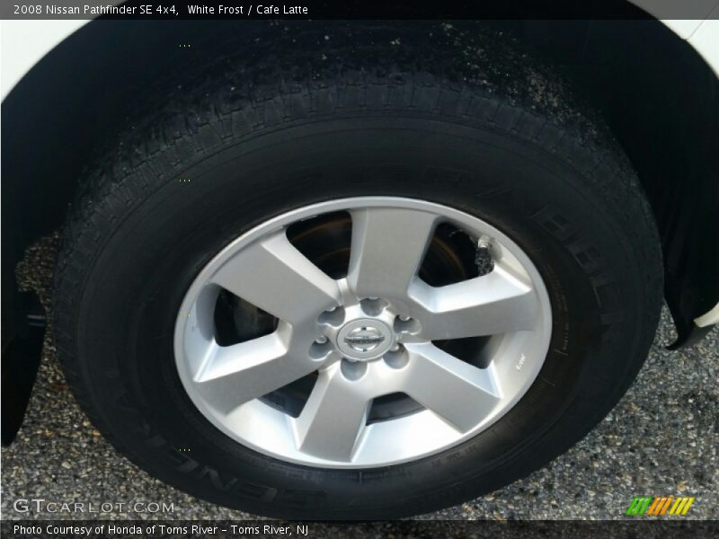 White Frost / Cafe Latte 2008 Nissan Pathfinder SE 4x4