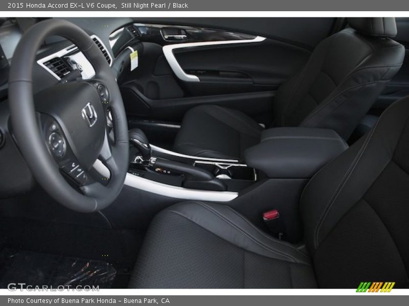 Still Night Pearl / Black 2015 Honda Accord EX-L V6 Coupe