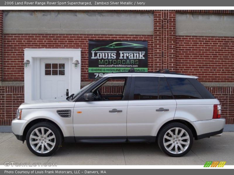 Zambezi Silver Metallic / Ivory 2006 Land Rover Range Rover Sport Supercharged