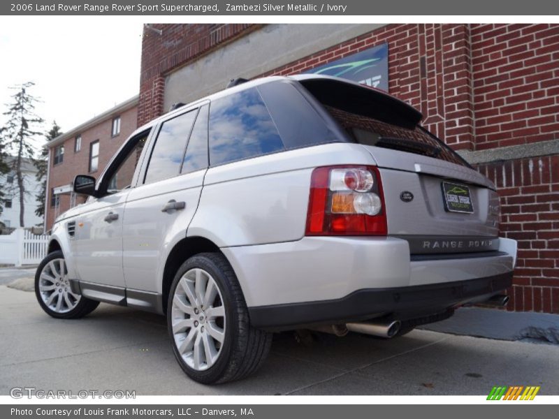 Zambezi Silver Metallic / Ivory 2006 Land Rover Range Rover Sport Supercharged