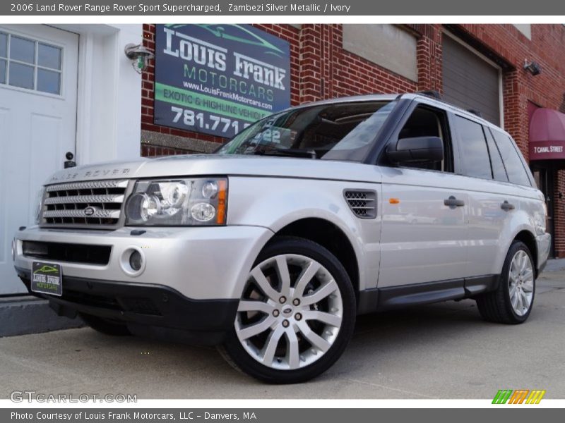 Zambezi Silver Metallic / Ivory 2006 Land Rover Range Rover Sport Supercharged