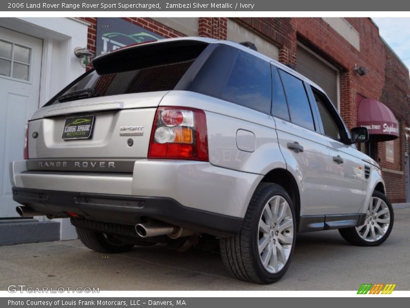 Zambezi Silver Metallic / Ivory 2006 Land Rover Range Rover Sport Supercharged