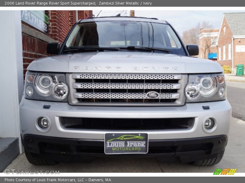 Zambezi Silver Metallic / Ivory 2006 Land Rover Range Rover Sport Supercharged