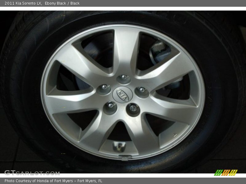 Ebony Black / Black 2011 Kia Sorento LX