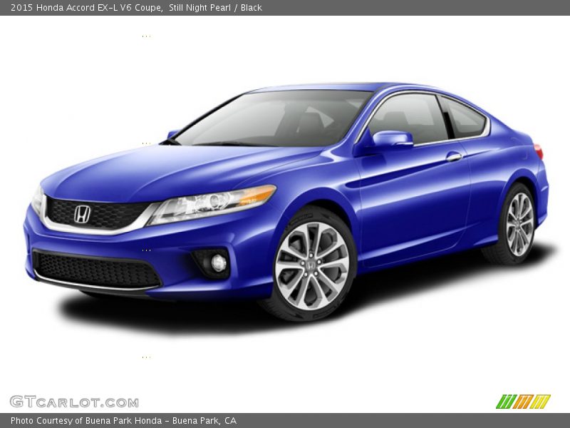 Still Night Pearl / Black 2015 Honda Accord EX-L V6 Coupe
