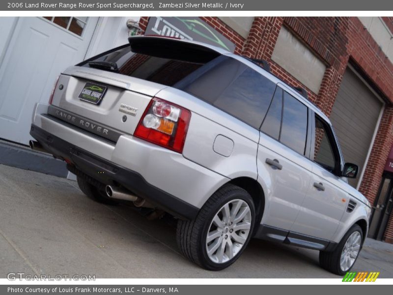 Zambezi Silver Metallic / Ivory 2006 Land Rover Range Rover Sport Supercharged