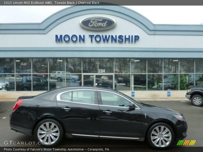 Tuxedo Black / Charcoal Black 2013 Lincoln MKS EcoBoost AWD