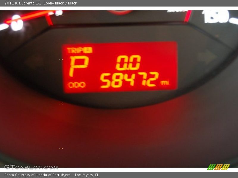 Ebony Black / Black 2011 Kia Sorento LX