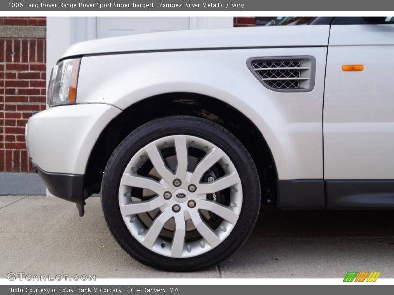 Zambezi Silver Metallic / Ivory 2006 Land Rover Range Rover Sport Supercharged