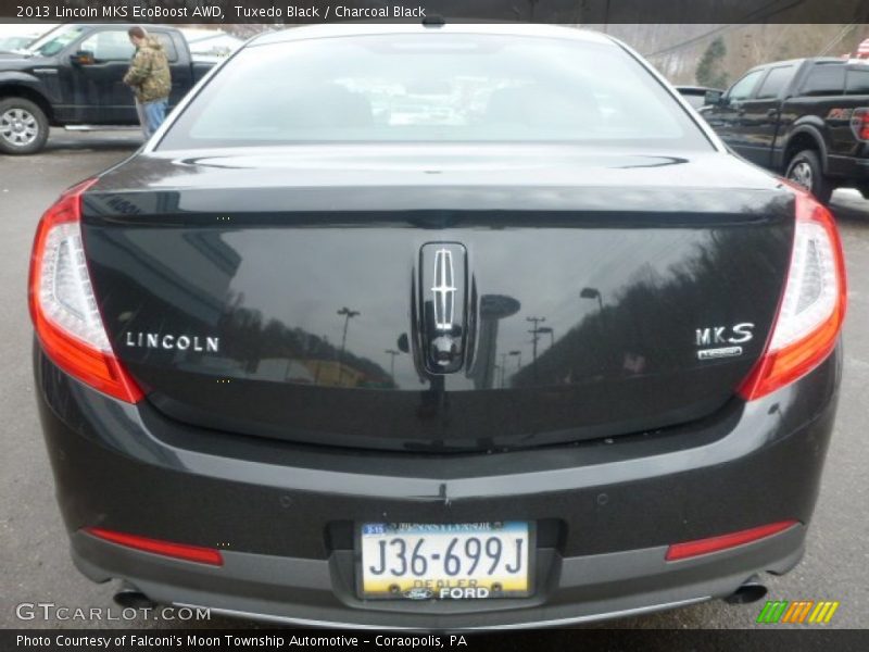 Tuxedo Black / Charcoal Black 2013 Lincoln MKS EcoBoost AWD