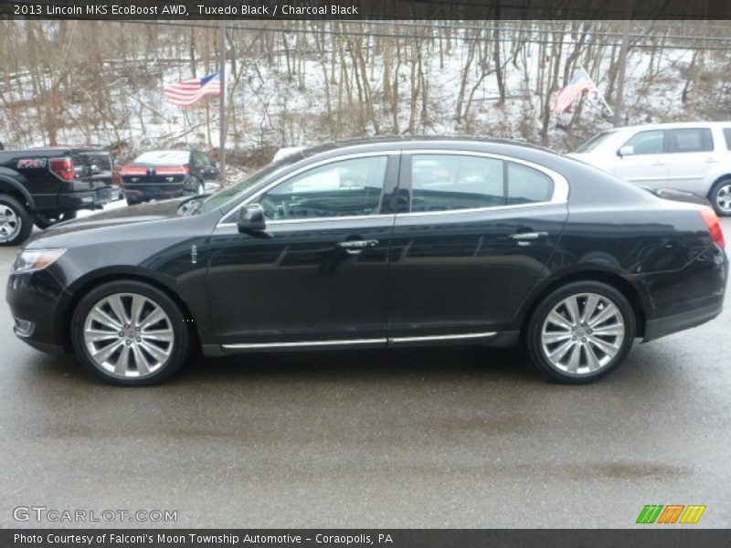 Tuxedo Black / Charcoal Black 2013 Lincoln MKS EcoBoost AWD