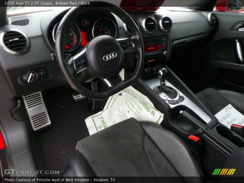 Brilliant Red / Black 2008 Audi TT 2.0T Coupe