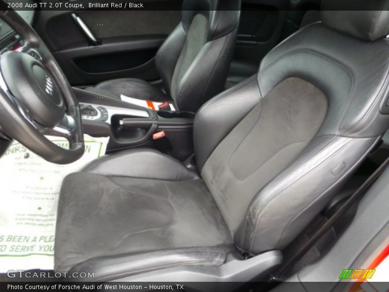 Brilliant Red / Black 2008 Audi TT 2.0T Coupe