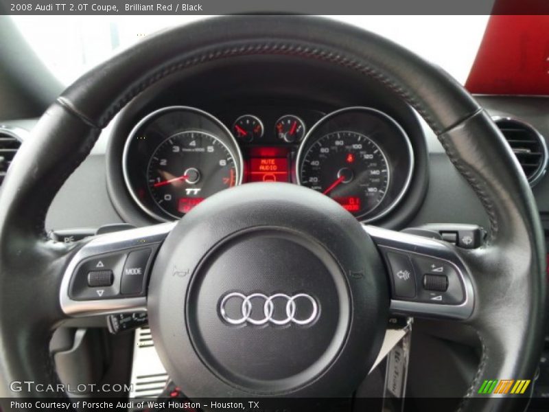 Brilliant Red / Black 2008 Audi TT 2.0T Coupe