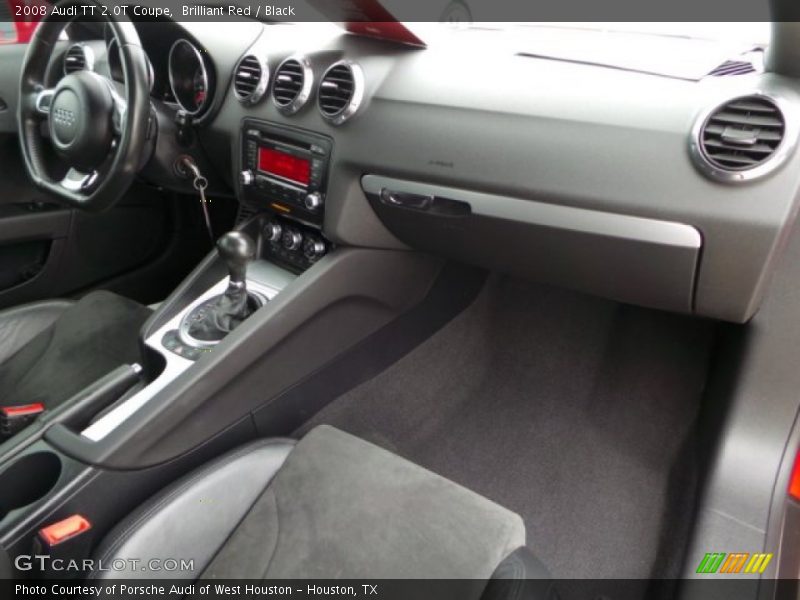 Brilliant Red / Black 2008 Audi TT 2.0T Coupe