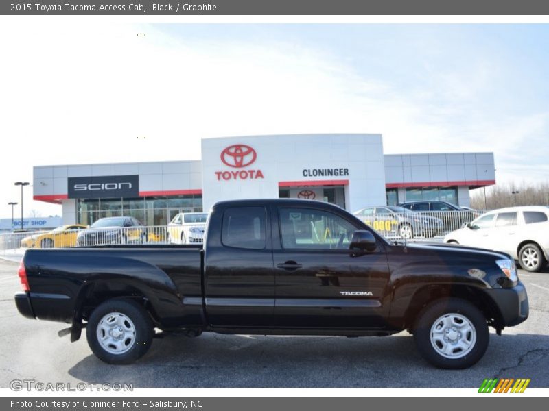 Black / Graphite 2015 Toyota Tacoma Access Cab
