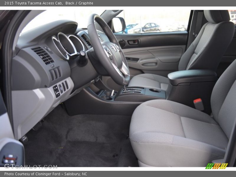 Black / Graphite 2015 Toyota Tacoma Access Cab
