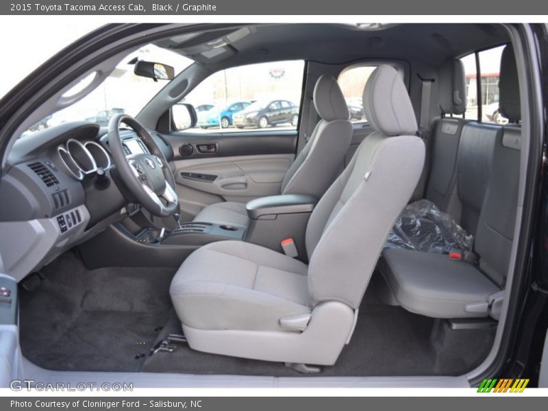  2015 Tacoma Access Cab Graphite Interior