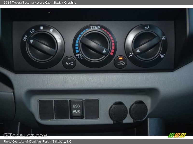 Black / Graphite 2015 Toyota Tacoma Access Cab