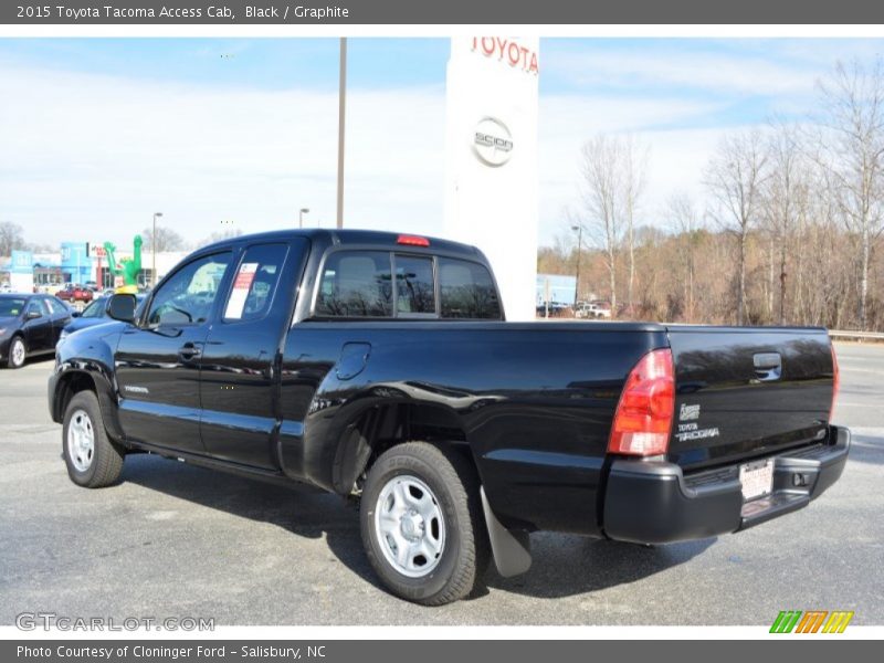 Black / Graphite 2015 Toyota Tacoma Access Cab