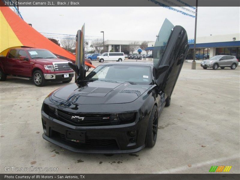 Black / Black 2012 Chevrolet Camaro ZL1