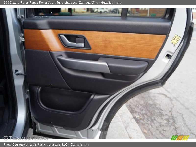 Zambezi Silver Metallic / Ivory 2006 Land Rover Range Rover Sport Supercharged
