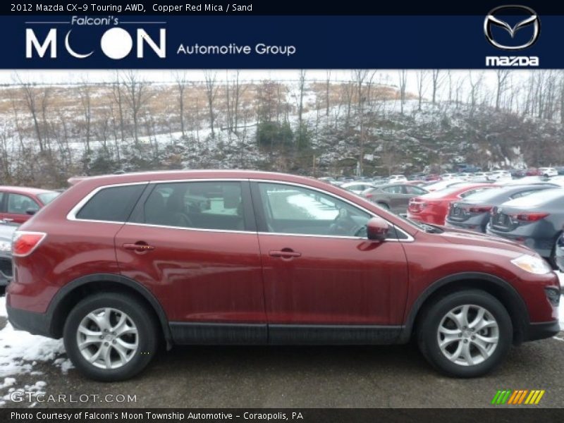 Copper Red Mica / Sand 2012 Mazda CX-9 Touring AWD