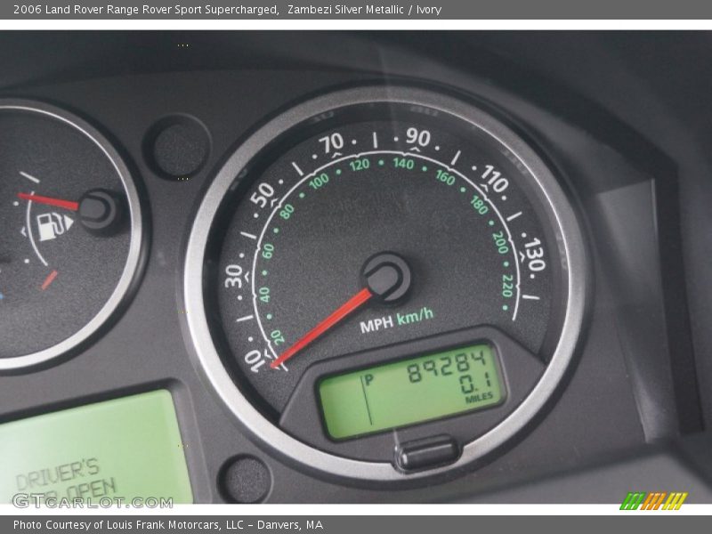 Zambezi Silver Metallic / Ivory 2006 Land Rover Range Rover Sport Supercharged
