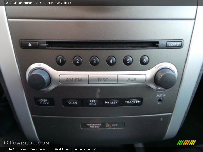 Graphite Blue / Black 2012 Nissan Murano S