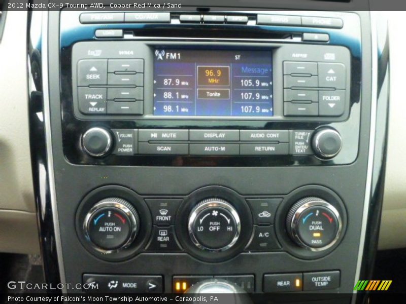 Copper Red Mica / Sand 2012 Mazda CX-9 Touring AWD
