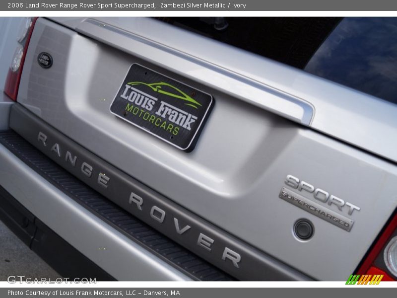 Zambezi Silver Metallic / Ivory 2006 Land Rover Range Rover Sport Supercharged