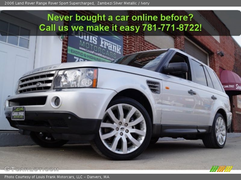 Zambezi Silver Metallic / Ivory 2006 Land Rover Range Rover Sport Supercharged
