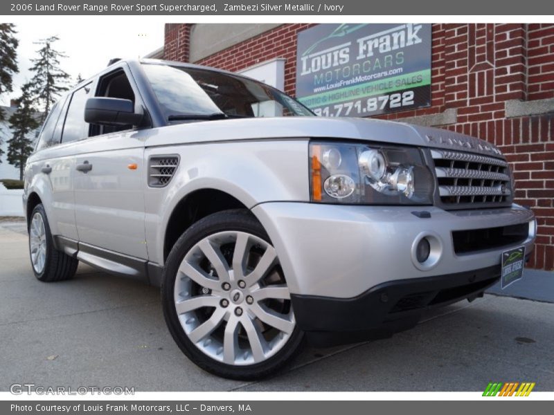 Zambezi Silver Metallic / Ivory 2006 Land Rover Range Rover Sport Supercharged