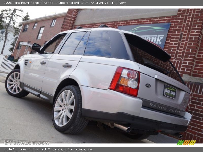 Zambezi Silver Metallic / Ivory 2006 Land Rover Range Rover Sport Supercharged