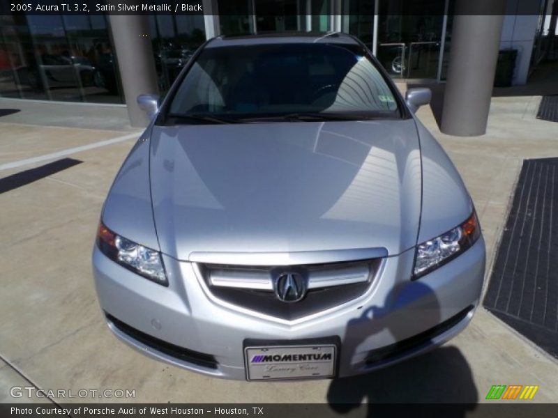 Satin Silver Metallic / Black 2005 Acura TL 3.2