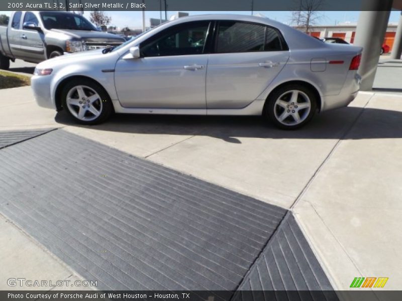 Satin Silver Metallic / Black 2005 Acura TL 3.2