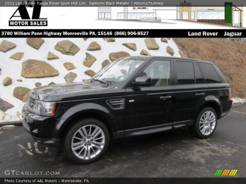 Santorini Black Metallic / Almond/Nutmeg 2011 Land Rover Range Rover Sport HSE LUX