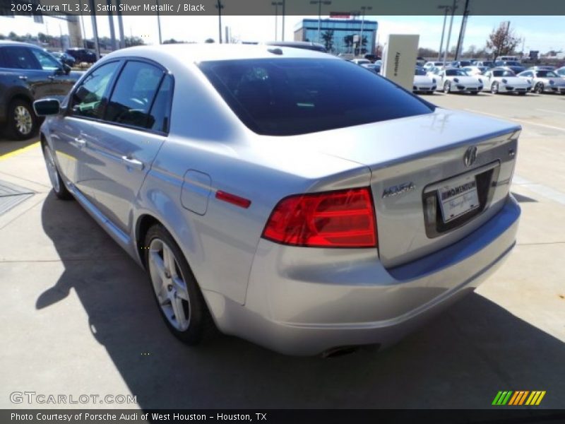 Satin Silver Metallic / Black 2005 Acura TL 3.2