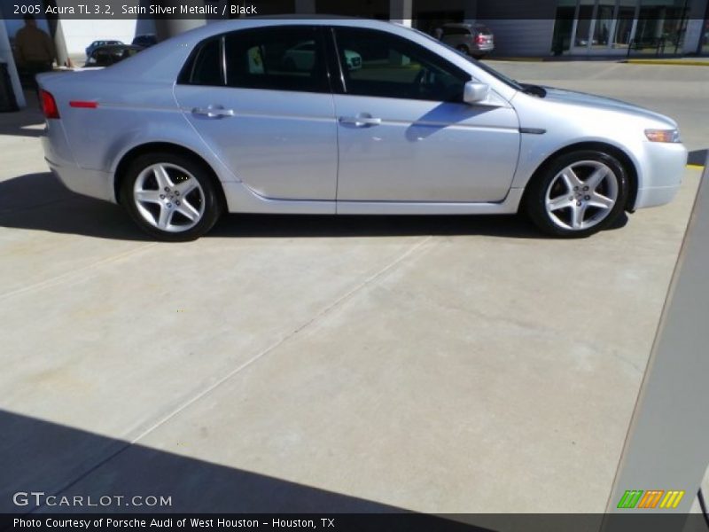 Satin Silver Metallic / Black 2005 Acura TL 3.2