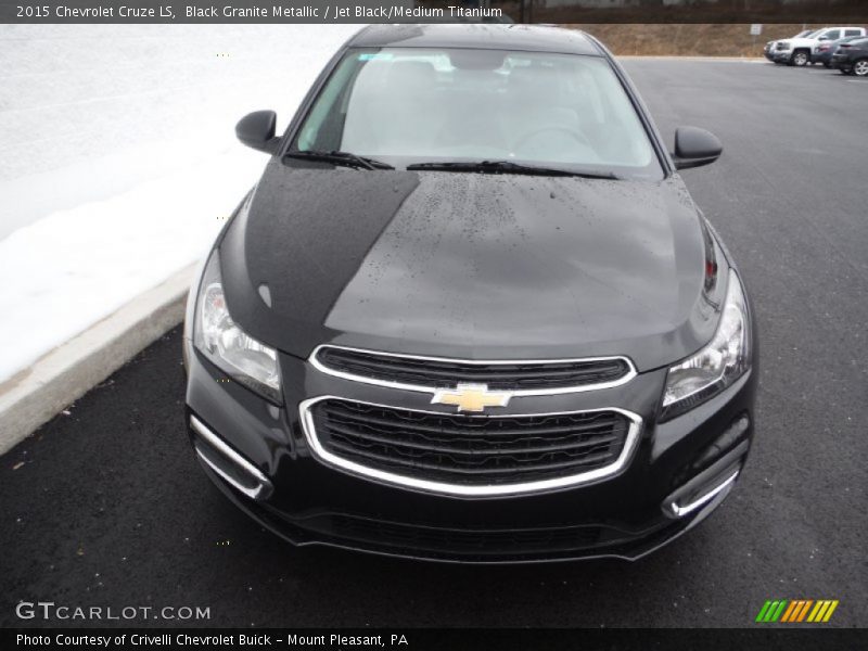 Black Granite Metallic / Jet Black/Medium Titanium 2015 Chevrolet Cruze LS